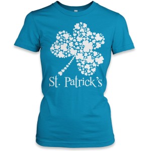 St. Patrick's Day t-shirt in teal