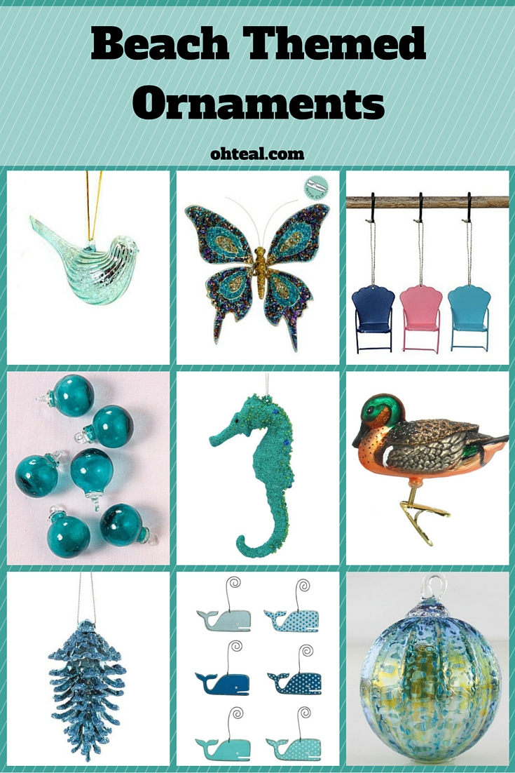 Beach Themed Ornaments